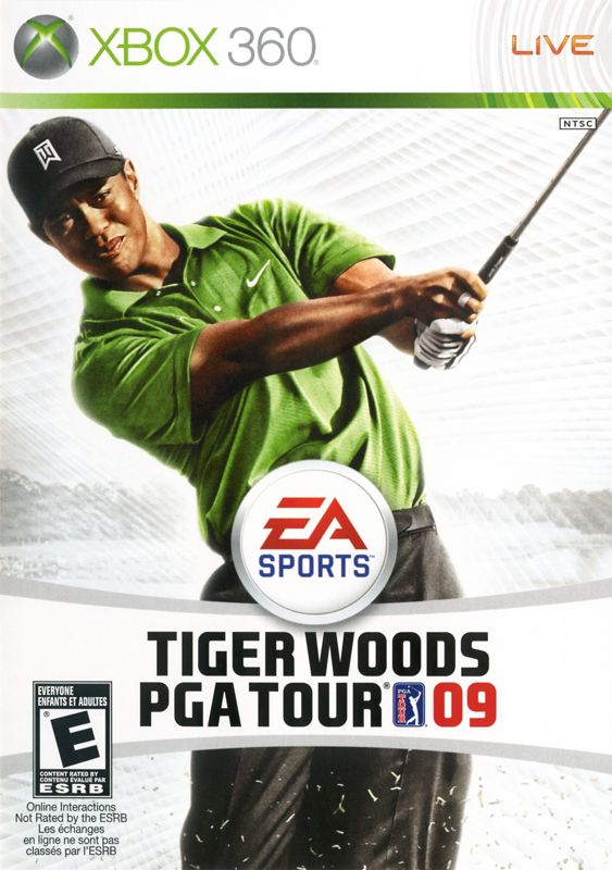 Tiger Woods PGA Tour 09 box art for Xbox 360